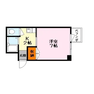 メゾンリベルテ【2階】の間取り