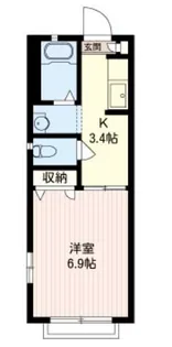 ベル・エキップ【2階】の間取り