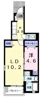 千葉県船橋市南本町【アパート】の間取り