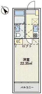 ラ シャンス旭町【3階】の間取り