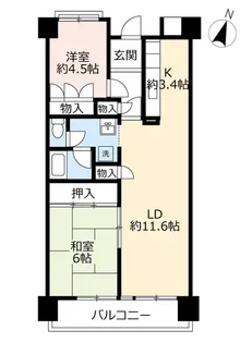 URポートアイランド【9階】の間取り