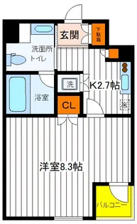 東京都立川市曙町1【マンション】の間取り