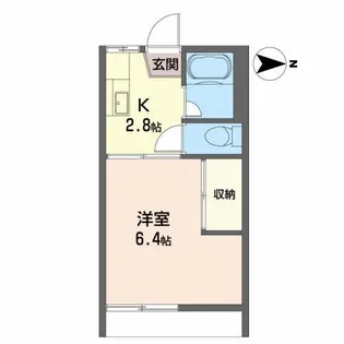 コーポ斎藤【1階】の間取り
