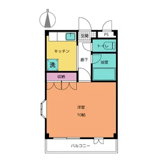 コーエイハイツ【2階】の間取り