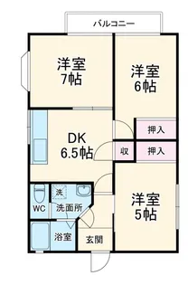 町屋スプリングハイツ【2階】の間取り
