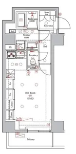 東京都荒川区荒川5【マンション】の間取り