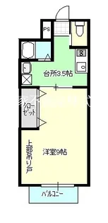サニーヒル若葉南【1階】の間取り