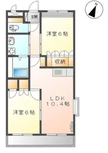 DAINTY【1階】の間取り