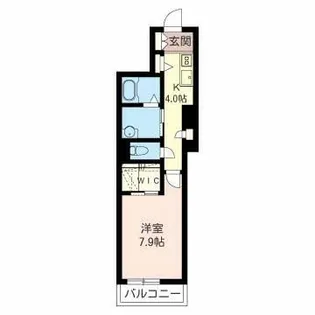 サンティエ【1階】の間取り