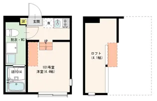 (仮称)青井四丁目A Designer Apartment【1階】の間取り