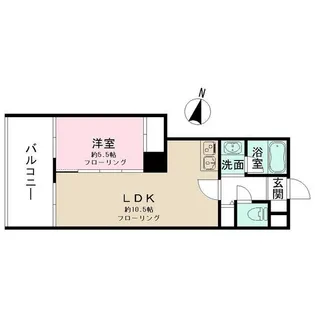 東京都渋谷区恵比寿1【マンション】の間取り