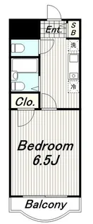 東京都八王子市東中野【マンション】の間取り