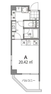 クーカイテラス中目黒【3階】の間取り