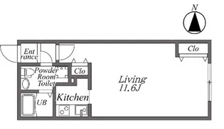 ユーコート経堂【3階】の間取り