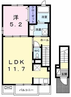 光城ハイツIII【2階】の間取り