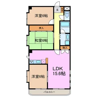 アプローズ【8階】の間取り