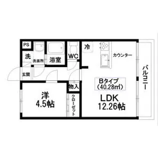 セレクト小松島【2階】の間取り