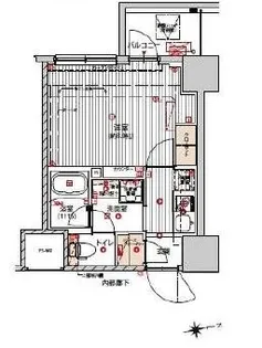 1Kの間取り画像