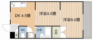パルティールII【2階】の間取り