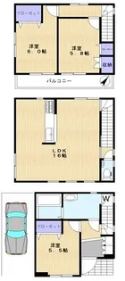 埼玉県川口市芝宮根町【一戸建】の間取り
