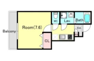 ジーメゾン八千代台【1階】の間取り