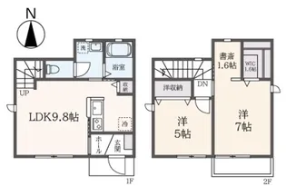 神奈川県横浜市瀬谷区宮沢1【一戸建】の間取り