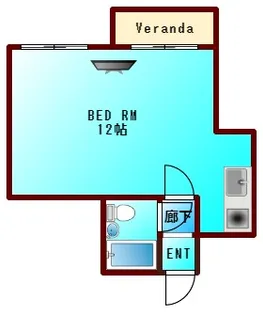カーサ山城【1階】の間取り