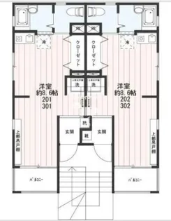 東京都大田区大森北3【アパート】の間取り