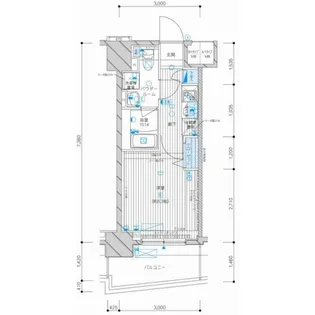 東京都杉並区上高井戸3【マンション】の間取り