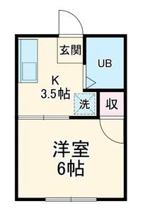 シティハイムサンシャイン【2階】の間取り