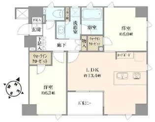 GREEN PARK千代田淡路町【3階】の間取り