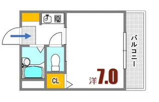 アスティーニ海田南【3階】の間取り