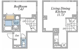 リーガランド武蔵小山の間取り
