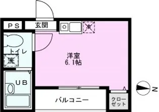 メルディア西亀有【2階】の間取り