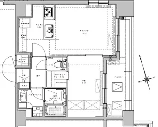 アジールコート大森西【6階】の間取り