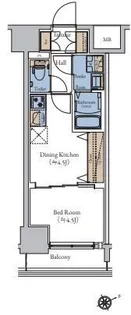 エスティメゾン大森【6階】の間取り