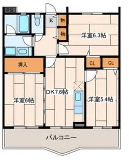 グランドルチェ【1階】の間取り