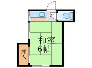 ハイムカトレア【2階】の間取り