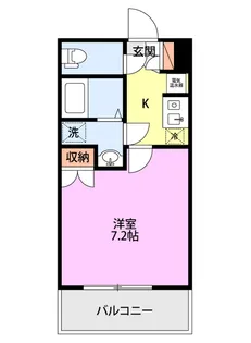 カサブランカ白新【3階】の間取り