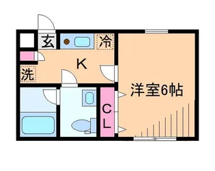 ハイコート日吉【1階】の間取り