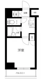ルーブル中村橋弐番館【3階】の間取り