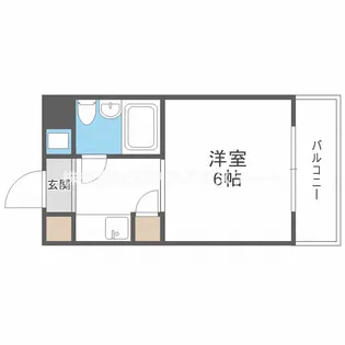 ビバリーヒルズ花園南【2階】の間取り
