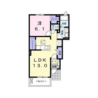 テラスくるみ【1階】の間取り