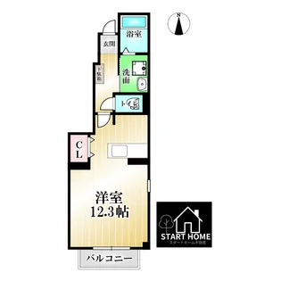 アンビエンテ【1階】の間取り