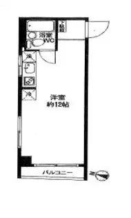 コーポ寺前【3階】の間取り