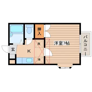 スコルピア【2階】の間取り