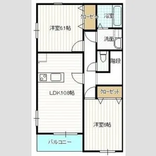 paloude【2階】の間取り