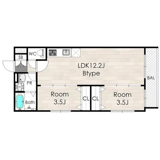 Tio Sereno【1階】の間取り