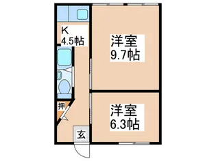 Comfort恵【1階】の間取り