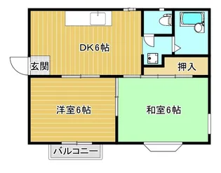 ビュークレスト【1階】の間取り